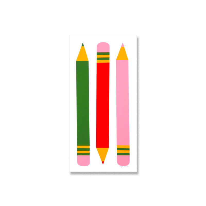 Pencils - Limited Edition Serigraph