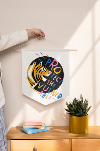 Protect the Vulnerable Pennant banner