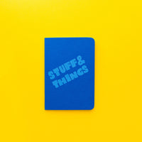 Pocket Notebook - Stuff & Things - Blue