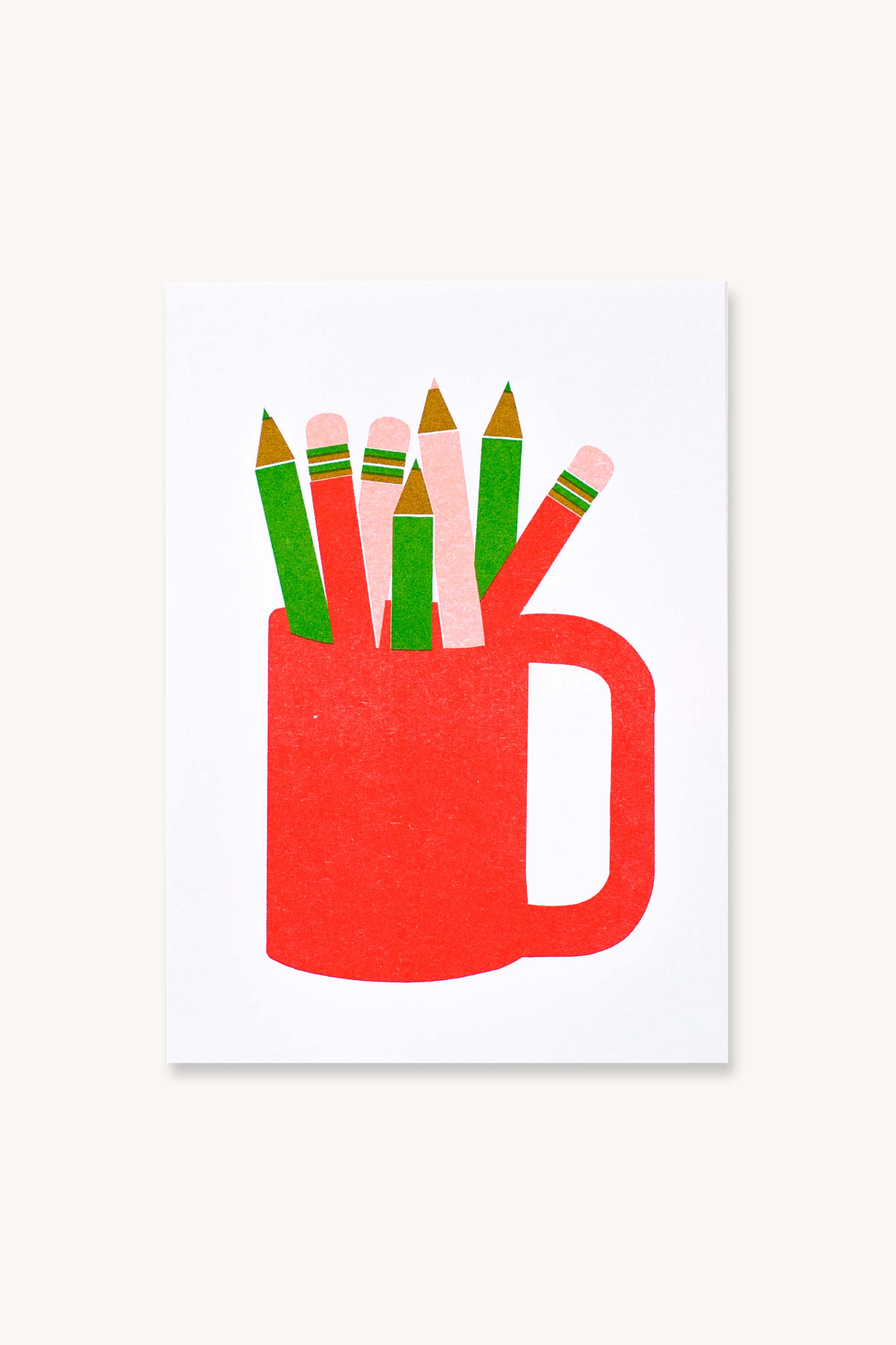 Pencil Cup mini Risograph