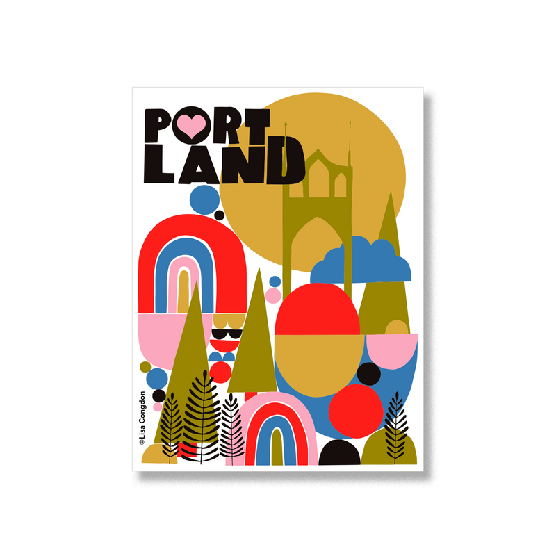 Portland Large Sticker