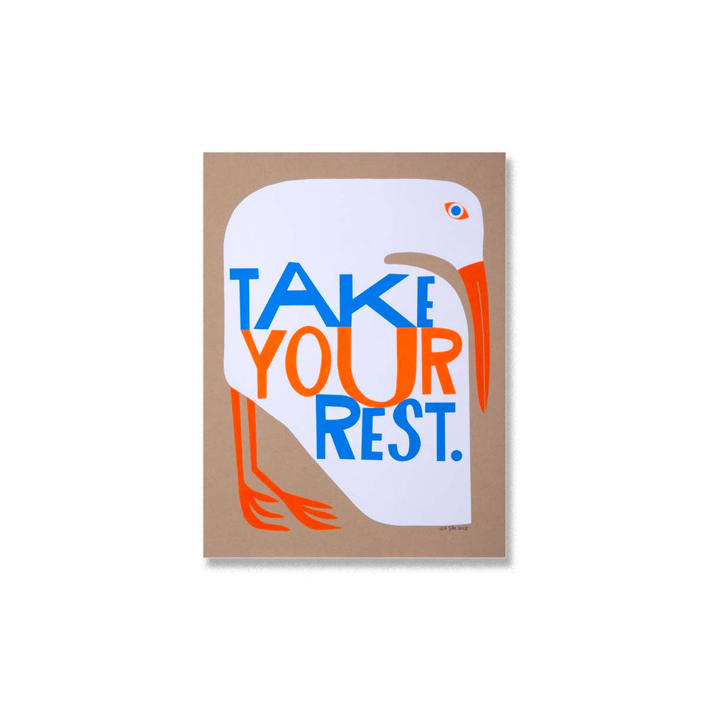 Take Your Rest - Limited Edition Serigraph