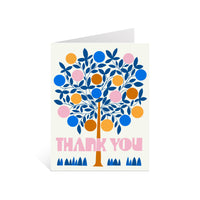 Blooming Tree Thank You Greeting Card