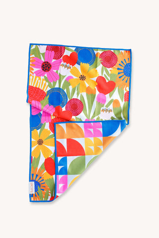 Jolies Fleurs Microfiber Tea Towel