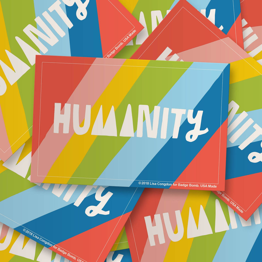 Humanity Large Sticker