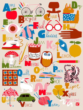 Lisa Congdon's Alphabet Poster