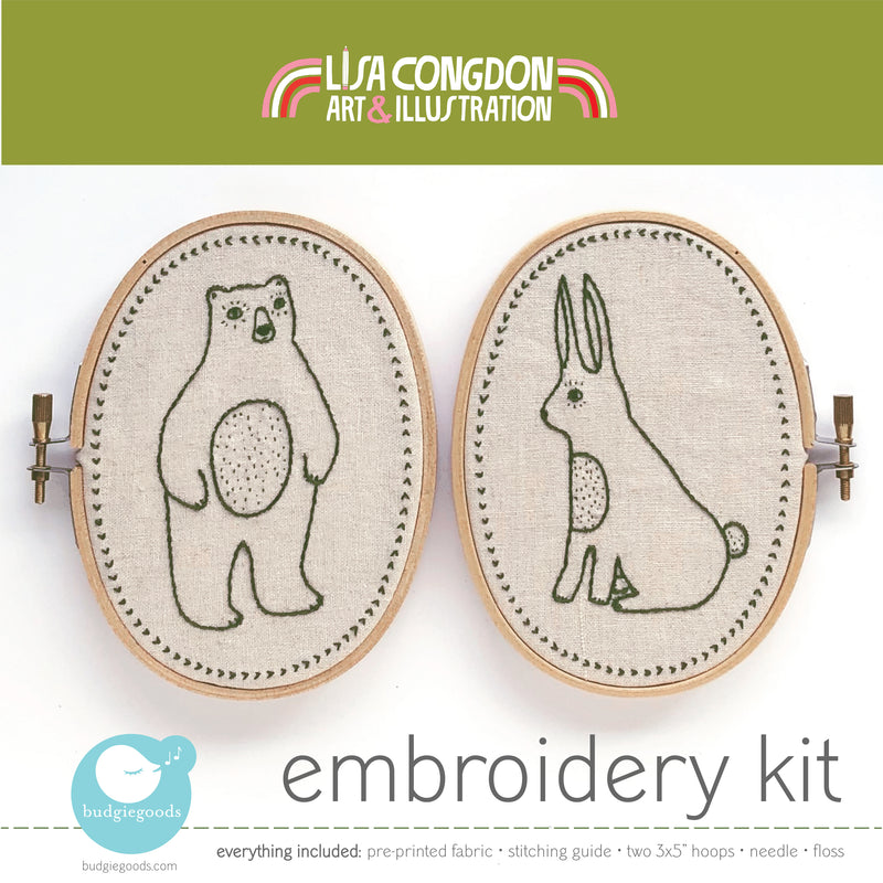 Critters Embroidery Kit