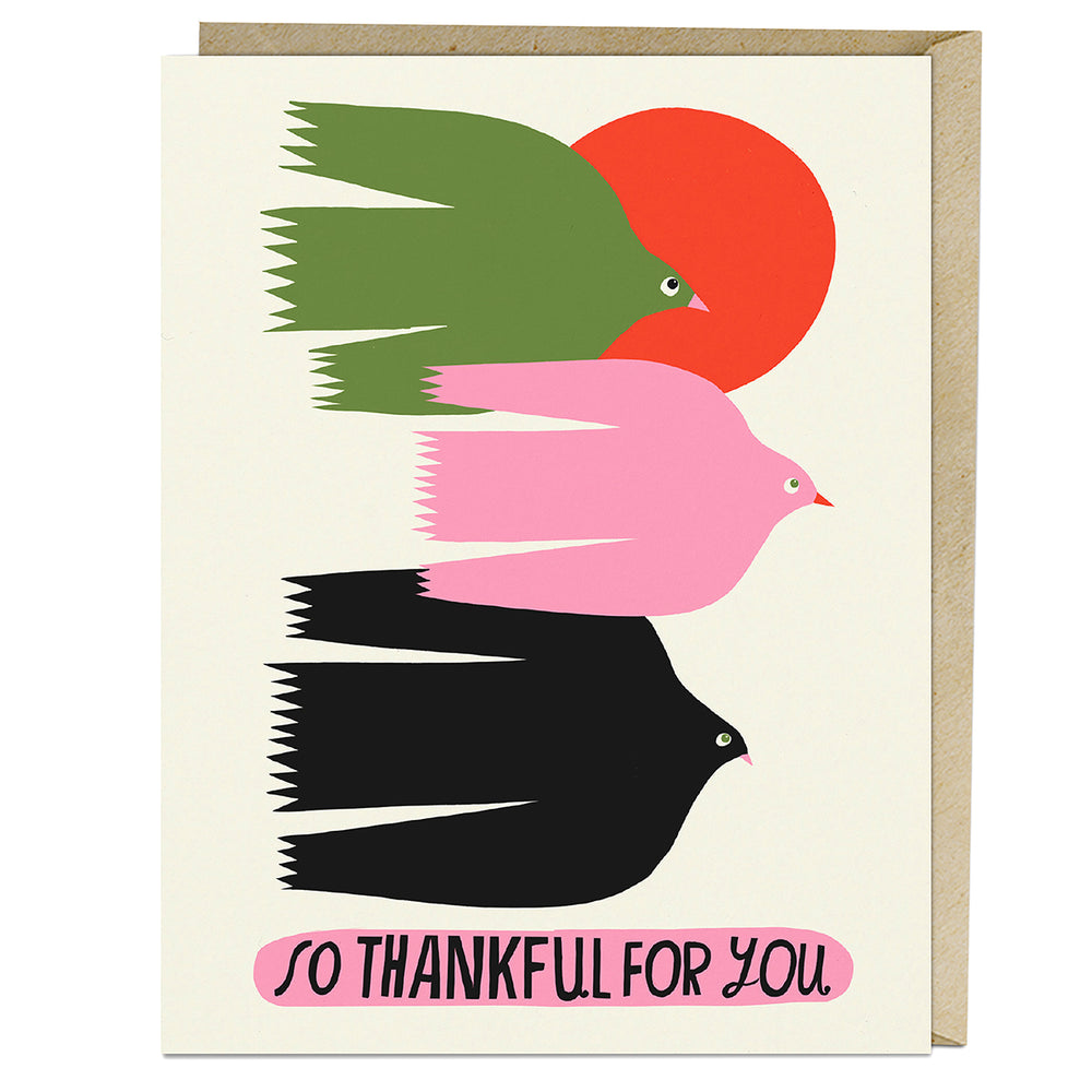 So Thankful For You Greeting Card