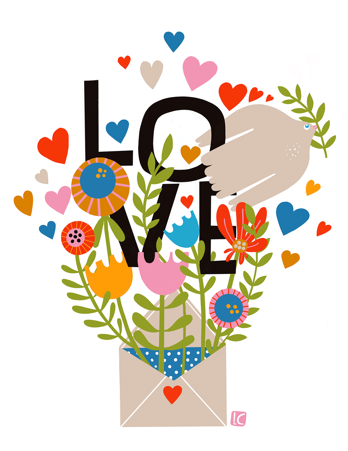 A Printable Letter Artwork A printable letter artwork