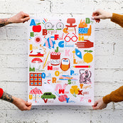 Lisa Congdon's Alphabet Poster