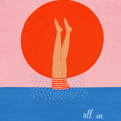 All In - Art Print