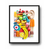 Eraser Arrangement No. 5 - Photographic Print