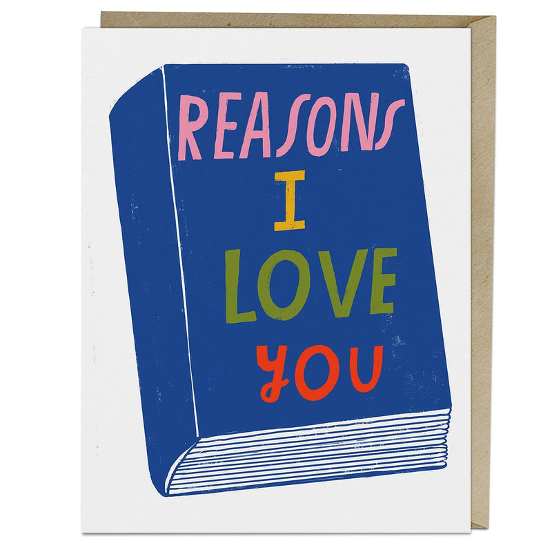 Reasons I Love You Greeting Card