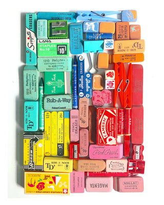 Eraser Arrangement No. 4 - Photographic Print