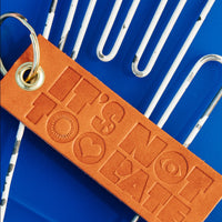 Stamped Leather Keychains