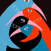 Love Birds - Art Print